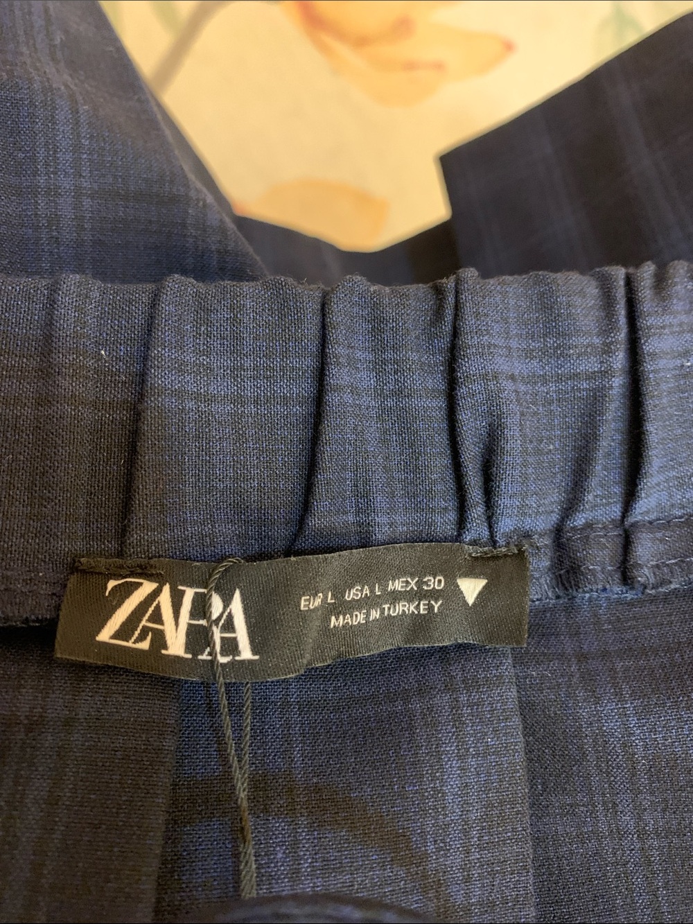 ZARA Dark Navy Pleated Mini Skirt - Picture 5 of 6
